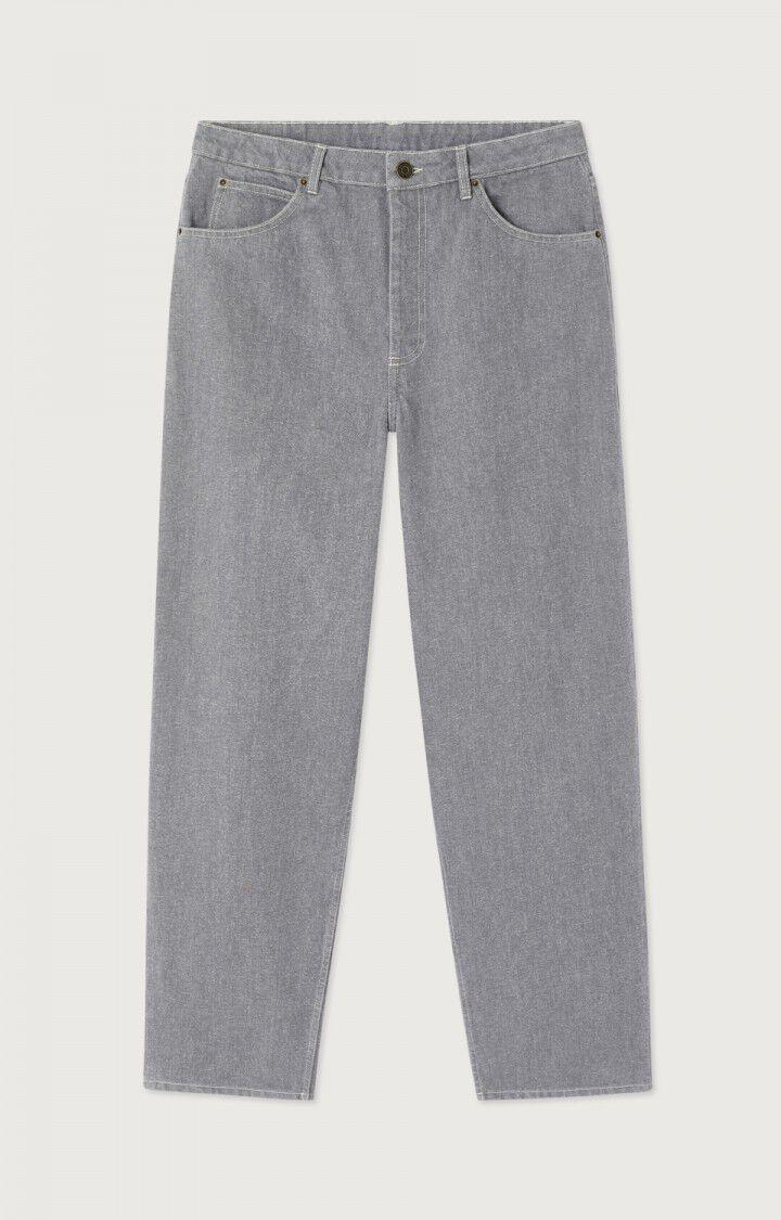 American Vintage Nafow Brushed Grey Balloon Jeans Herren grau